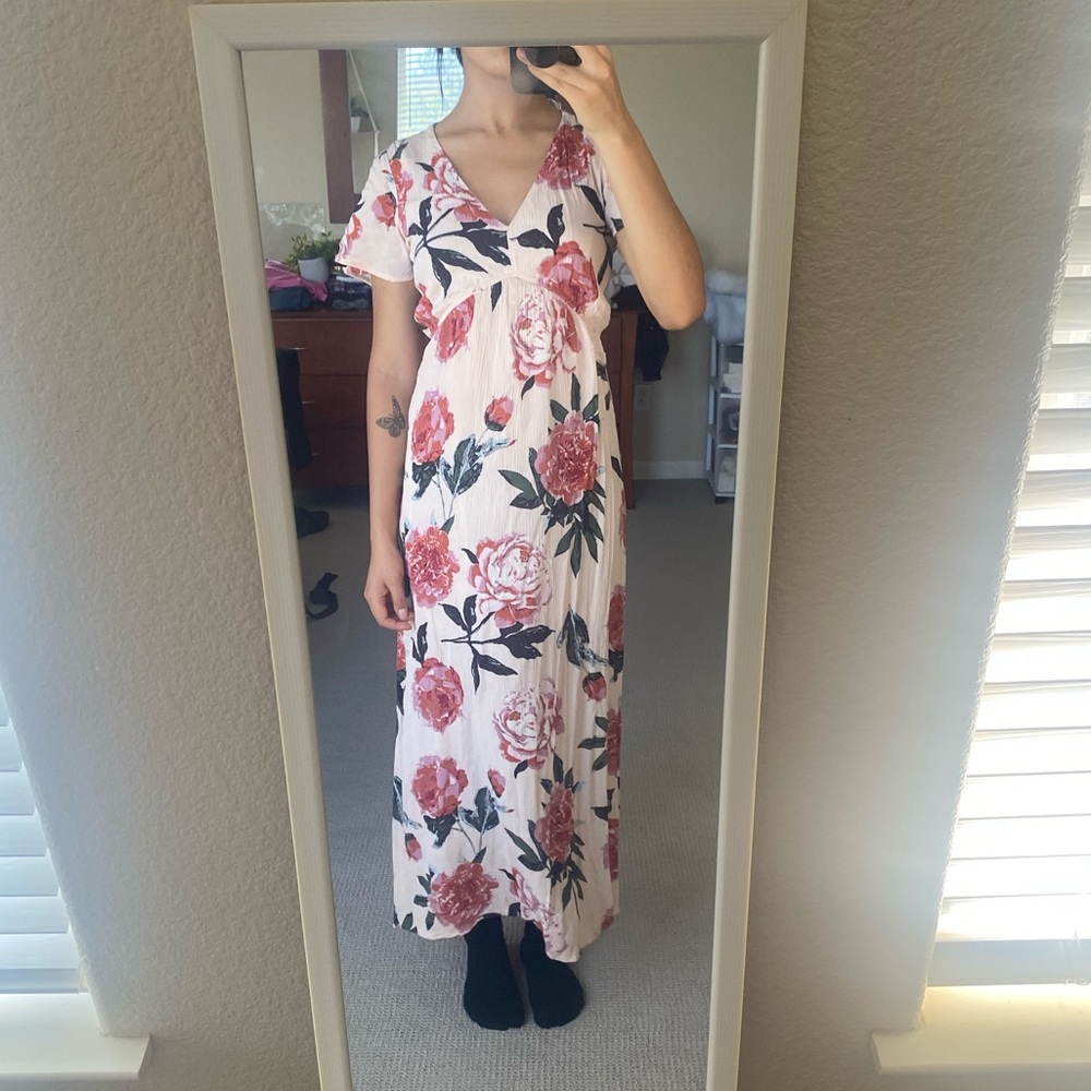 Stevie Hender Floral Maxi Dress